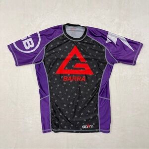 Purple and Black jujutsu rash guard